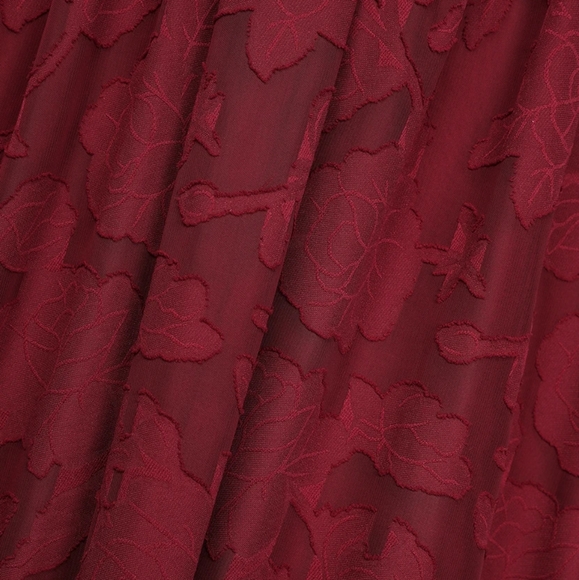 Love and Beyond Wine Burnout Floral Maxi Dress - Picture 5 of 5